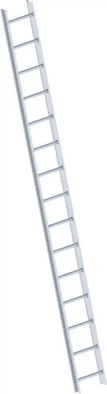 Layher Dachleiter Alu natur - hawego Set 15+15 Sprossen - 8,40 m Saisonangebot