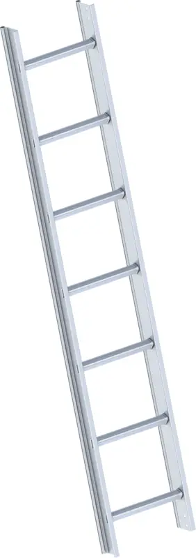 Meistverkauft Layher Dachleiter Alu natur - hawego Set 7+15 Sprossen - 6,16 m