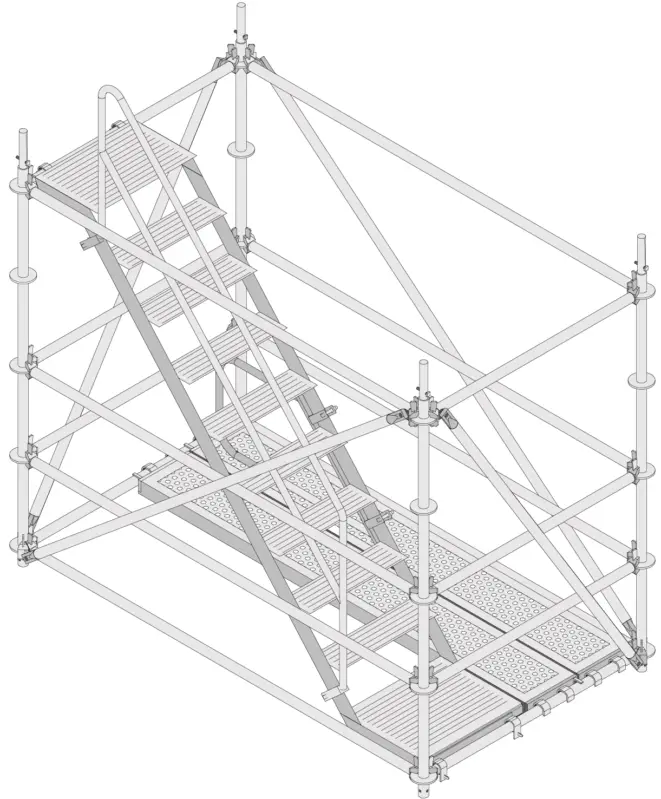 Layher Allround Modultreppenturm Zwischenmodul Must-Have