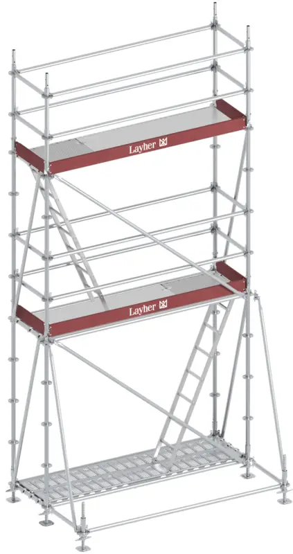 Layher Allround Bewehrungsgerüst 2,57 x 1,09 x 4,20 m Günstig