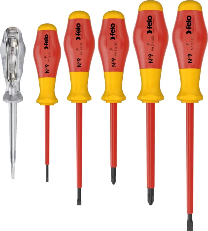 Beliebt Felo Schraubendreher Satz 6-teilig No9 VDE 913 SL PH SQ