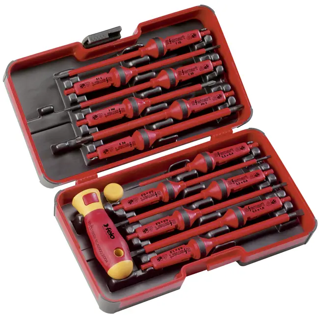 Felo Schraubendreher XL-Strongbox 14-teilig E-smart VDE 063 SL PH PZ T Preisknaller