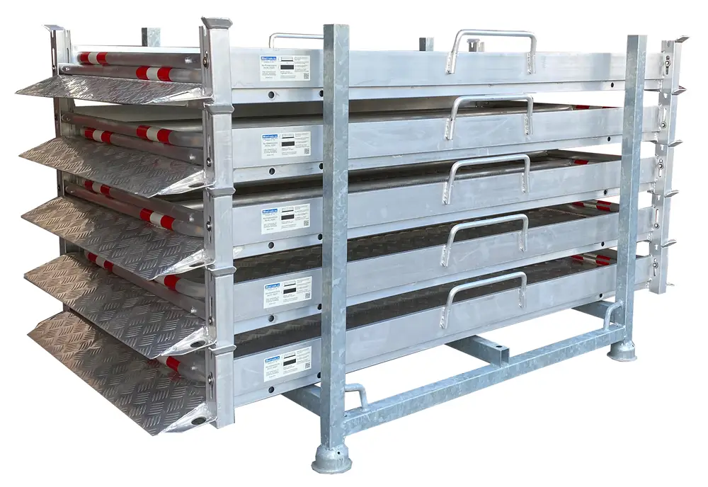 Preisknaller Schake Alu-Grabenbrücken Set TG - 2,20 x 1,00 m