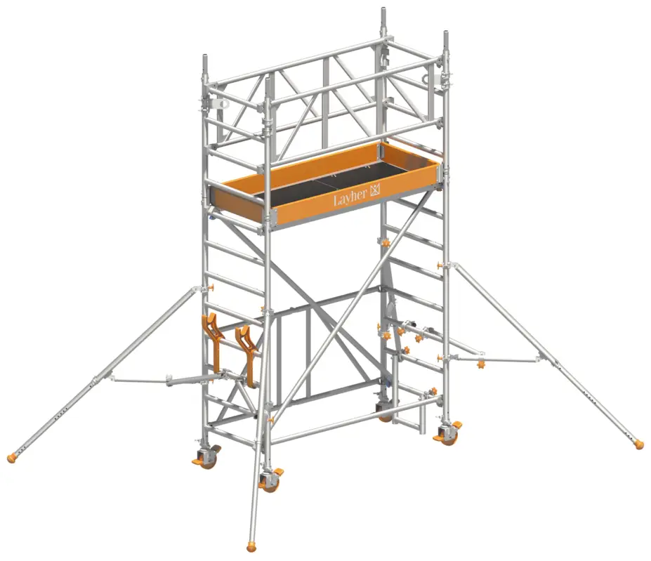 Layher Bewehrungsgerüst fahrbar 1,80 x 0,75 x 3,37 m Wochenendangebot