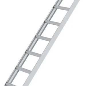 Günzburger Dachleiter Alu natur - hawego Set 7+7 Sprossen - 3,92 m Kracherpreis