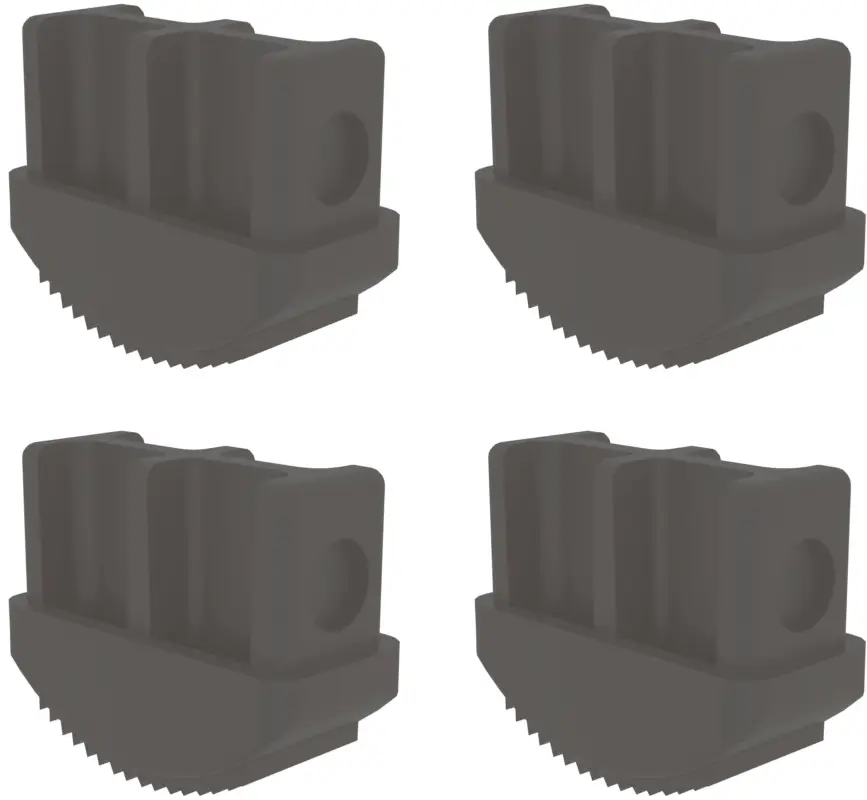 Günzburger Leiter-Innenschuh 85 x 25 mm - elektisch ableitfähig Meistverkauft