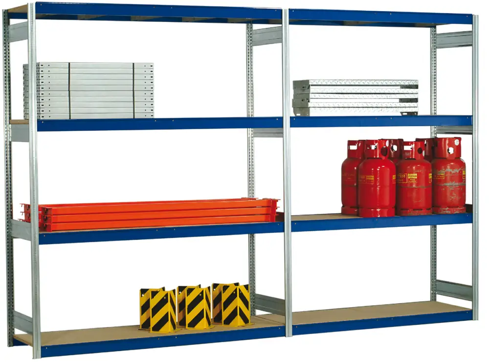 Neue Ware Regalwerk EMIL Weitspannregal H Anbaufeld 2000 x 1750 x 400 mm