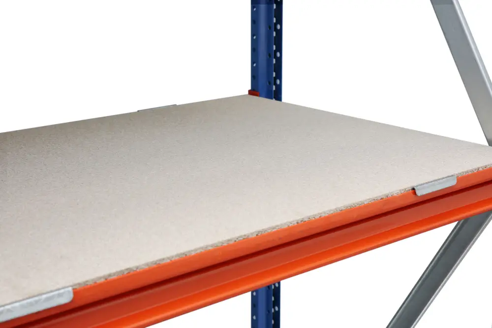 Zertifiziert Regalwerk EMMA Weitspannregal Holzeinlage 1850 x 1000 mm