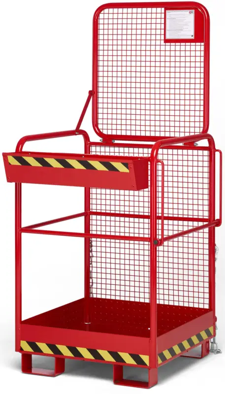 RR Industrietechnik Arbeitskorb RAK-one - RAL 3000 Begrenztes Angebot
