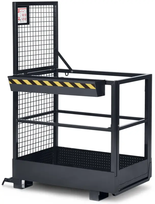 RR Industrietechnik Arbeitskorb RAK-slim - RAL 7016 Kracherpreis