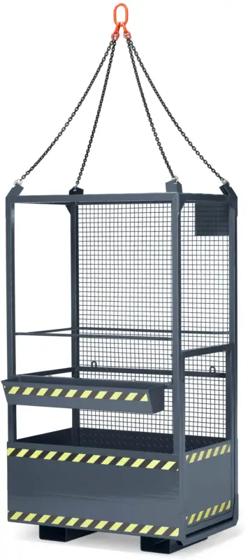 Mega-Angebot RR Industrietechnik Arbeitskorb RAK-kranbar - RAL 7016