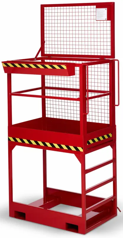 Geprüft RR Industrietechnik Arbeitskorb RAK-high - RAL 3000