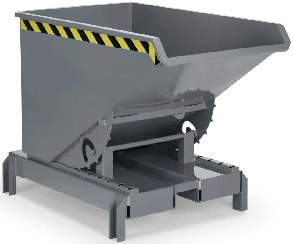 Aktuell RR Industrietechnik Abrollkipper RAM-DST 60 - RAL 7005