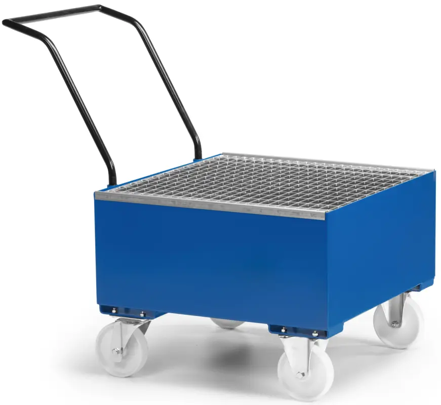 Direkt Vom Hersteller RR Industrietechnik Auffangwanne Stahl RFW-1 fahrbar - RAL 5010