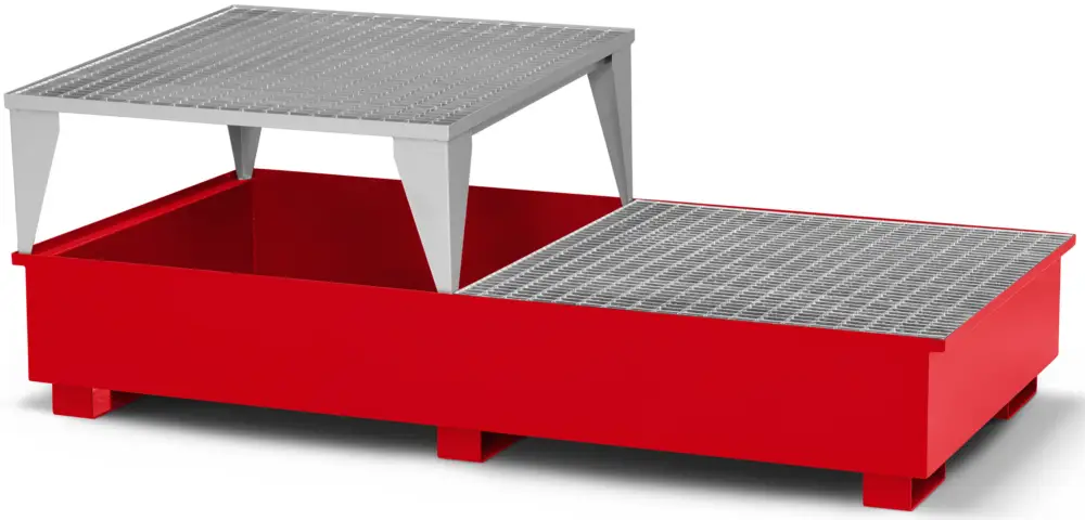RR Industrietechnik Auffangwanne Stahl RTC-21 - RAL 3000 Zertifiziert