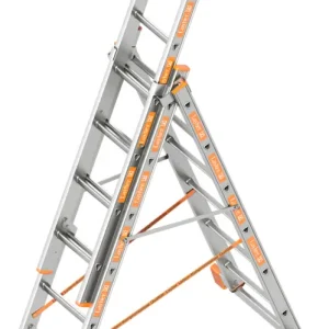 Beliebt Layher Allzweckleiter Alu 3-teilig 3x6 Sprossen - hawego Set