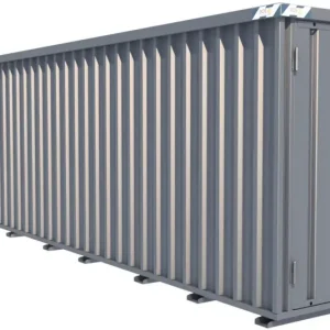 Abverkauf BOS Container Combination 12200 x 2100 x 2100 mm - 2-flügelige Tür auf 2 m Seite