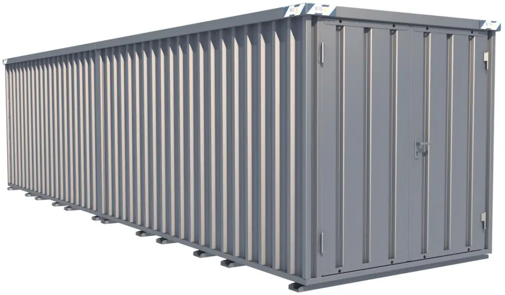 BOS Container Combination 8200 x 2100 x 2100 mm - 2-flügelige Tür auf 2 m Seite Top-Seller