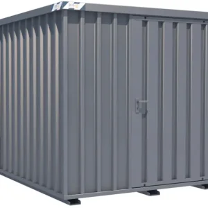 BOS Container Combination 3100 x 6300 x 2100 mm - 1-flügelige Tür auf 3 m Seite Neue Ware
