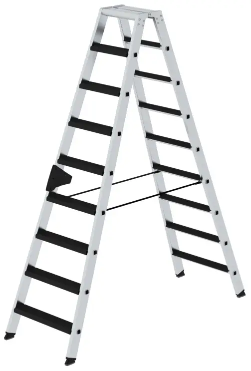 Günzburger Stehleiter Alu relax step 2x9 Stufen Top-Seller