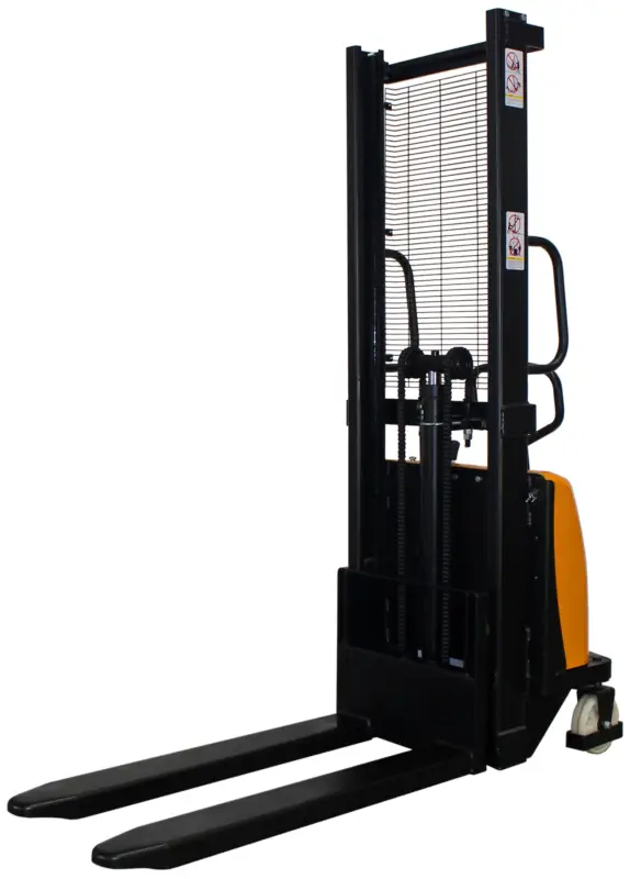 qteck Hochhubwagen semi-elektrisch 1,5 t - Gabellänge 1150 mm - Hubhöhe 1600 mm Letzte Chance