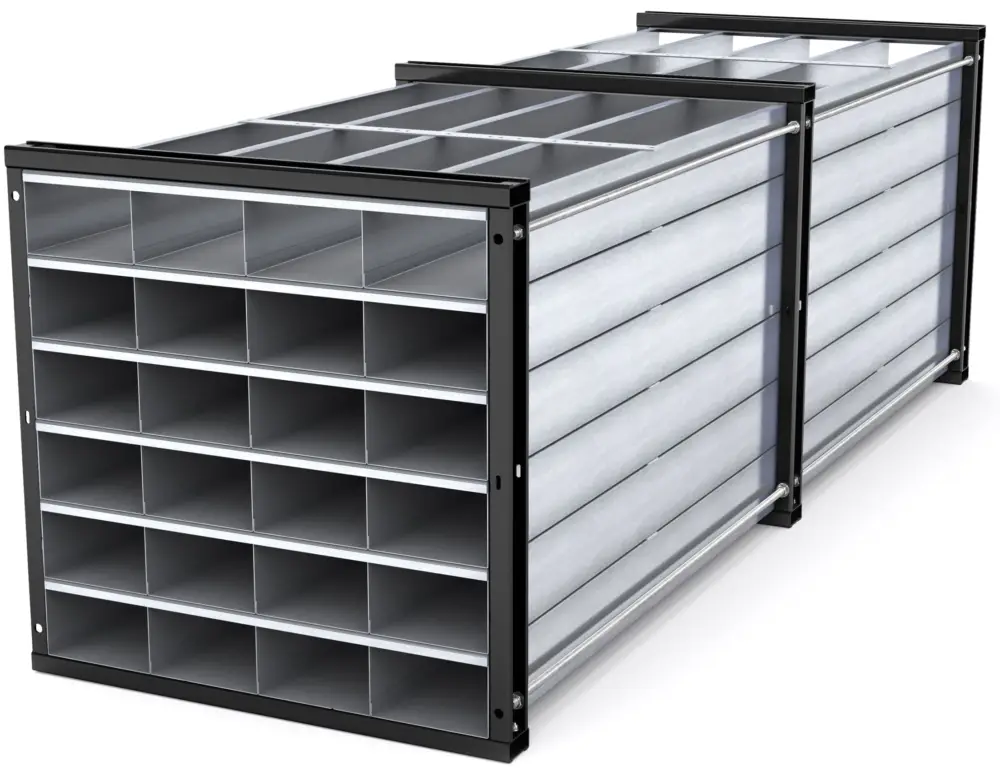 Angebot RR Industrietechnik Wabenregal RWR 24-3 - RAL 3000
