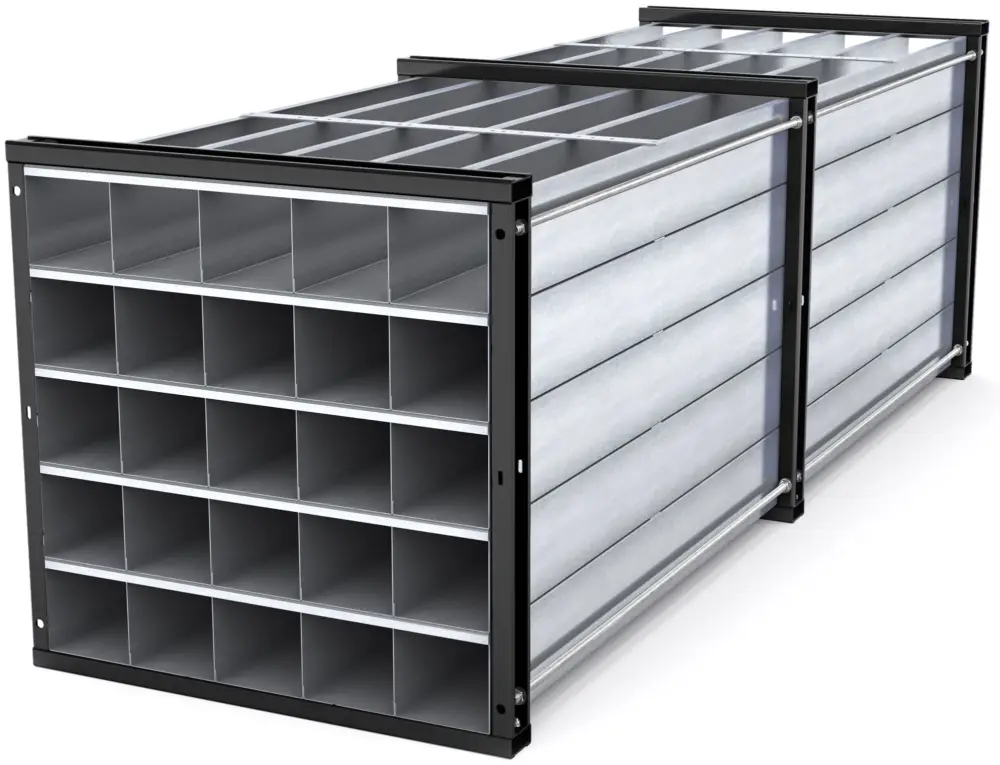RR Industrietechnik Wabenregal RWR 25-3 - RAL 5010 Sofort Bestellen
