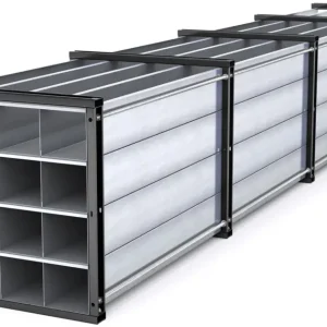 Markenprodukt RR Industrietechnik Wabenregal RWR 16-6 - RAL 3000