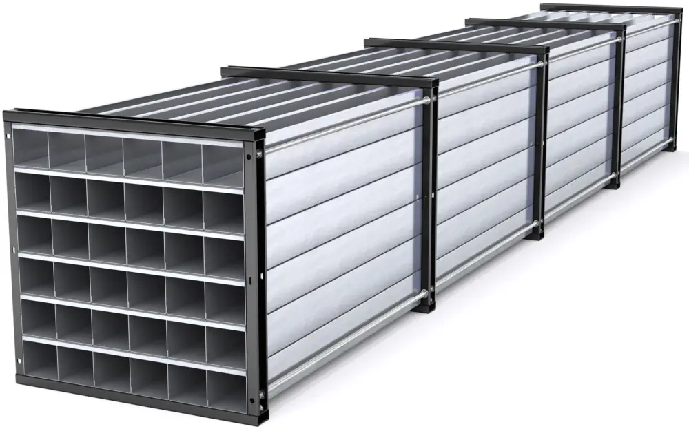 RR Industrietechnik Wabenregal RWR 36-6 - RAL 5010 Markenware