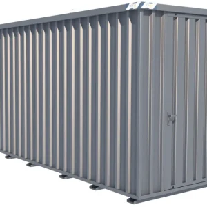 BOS Lagercontainer 6100 x 2300 x 2445 mm - 1-flügelige Tür auf 2,3 m Seite Neu