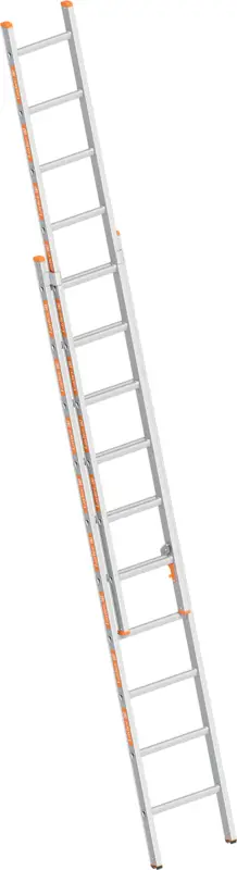 Must-Have Layher Schiebeleiter Alu 2x10 Sprossen - hawego Set