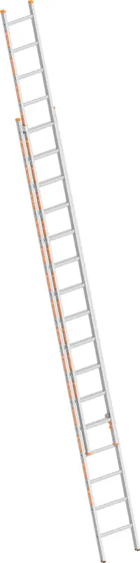 Billig Layher Schiebeleiter Alu 2x16 Sprossen - hawego PLUS Set