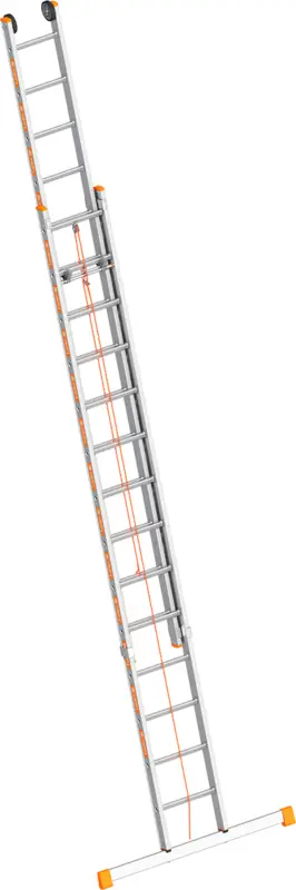 Layher Seilzugleiter Alu 2x14 Sprossen - hawego PLUS Set Nur Heute