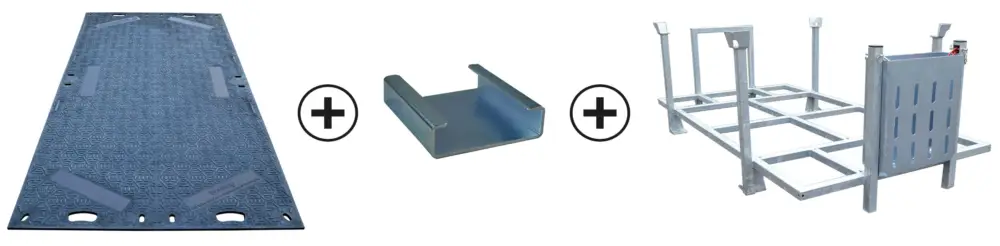 LuxTek Fahrplatten Set Multi-Save 14 mm - 58 m² Neue Ware