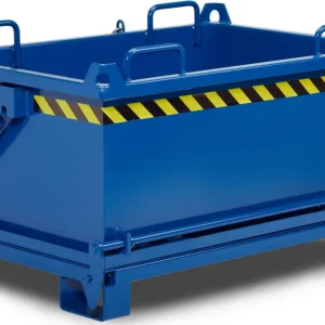 Zertifiziert RR Industrietechnik Klappbodenbehälter RBB-50 - RAL 5010