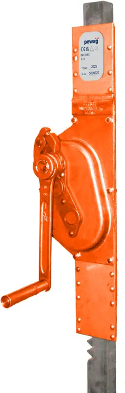 Knallerangebot Gehöre Zahnstangengetriebe No.13 mit Sicherheitskurbel 1,5 t