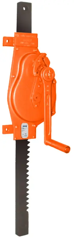 Gehöre Zahnstangenwinde No.26 mit Ratschen-Sicherheitskurbel 3,0 t - Hubhöhe 700 mm Ausverkauf