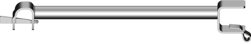 Begrenztes Angebot Layher Allround O-Riegel Stahlboden - O-Riegel 0,32 m
