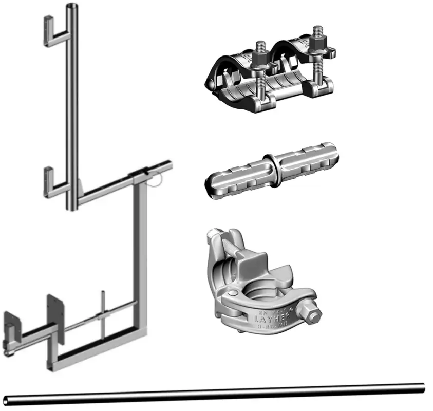 Wochenendangebot Layher Ortgang-Geländer hawego Set 8,00 m
