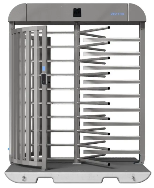 Rabatt Schake Vector V-Turnstile verzinkt - elektromechanisch - lokale beidseitige Zutrittskontrolle