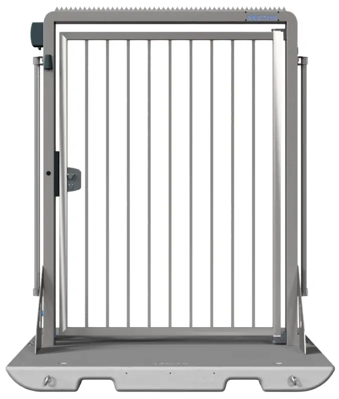Neu Im Sortiment Schake Vector V-Door verzinkt - Knauf - Bauzaunmodul