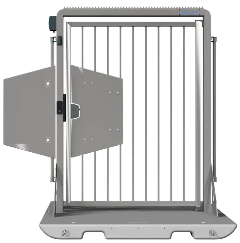 Saisonangebot Schake Vector V-Door verzinkt - Knauf - lokale einseitige Zutrittskontrolle - Bauzaunmodul