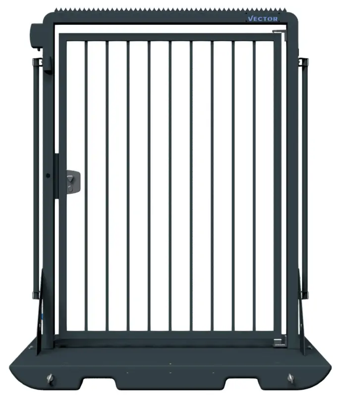 Beliebt Schake Vector V-Door tiefschwarz - Knauf - Bauzaunmodul