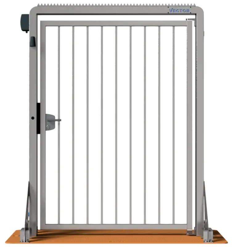 Must-Have Schake Vector V-Door-Steelplate verzinkt - Klinke