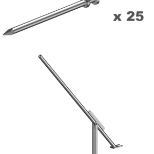 Begrenztes Angebot Layher Erdnagel Set hawego PLUS - 25 Stück