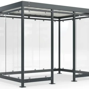 WSM Überdachung Köln - K3 c c Bausatz - RAL 7016 Top-Preis