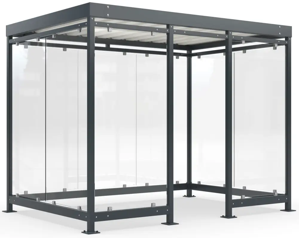WSM Überdachung Köln - K3 c c Bausatz - RAL 7016 Top-Preis