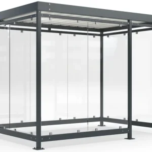 WSM Überdachung Köln - K3 d b Bausatz - RAL 7016 Günstig