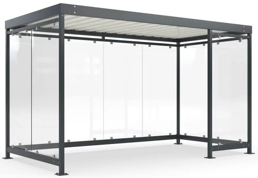 WSM Überdachung Köln - K4 b c Bausatz - RAL 7016 Angebot