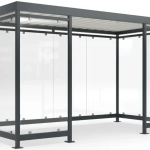 Mega-Angebot WSM Überdachung Köln - K4 c c Fertig montiert - RAL 7016